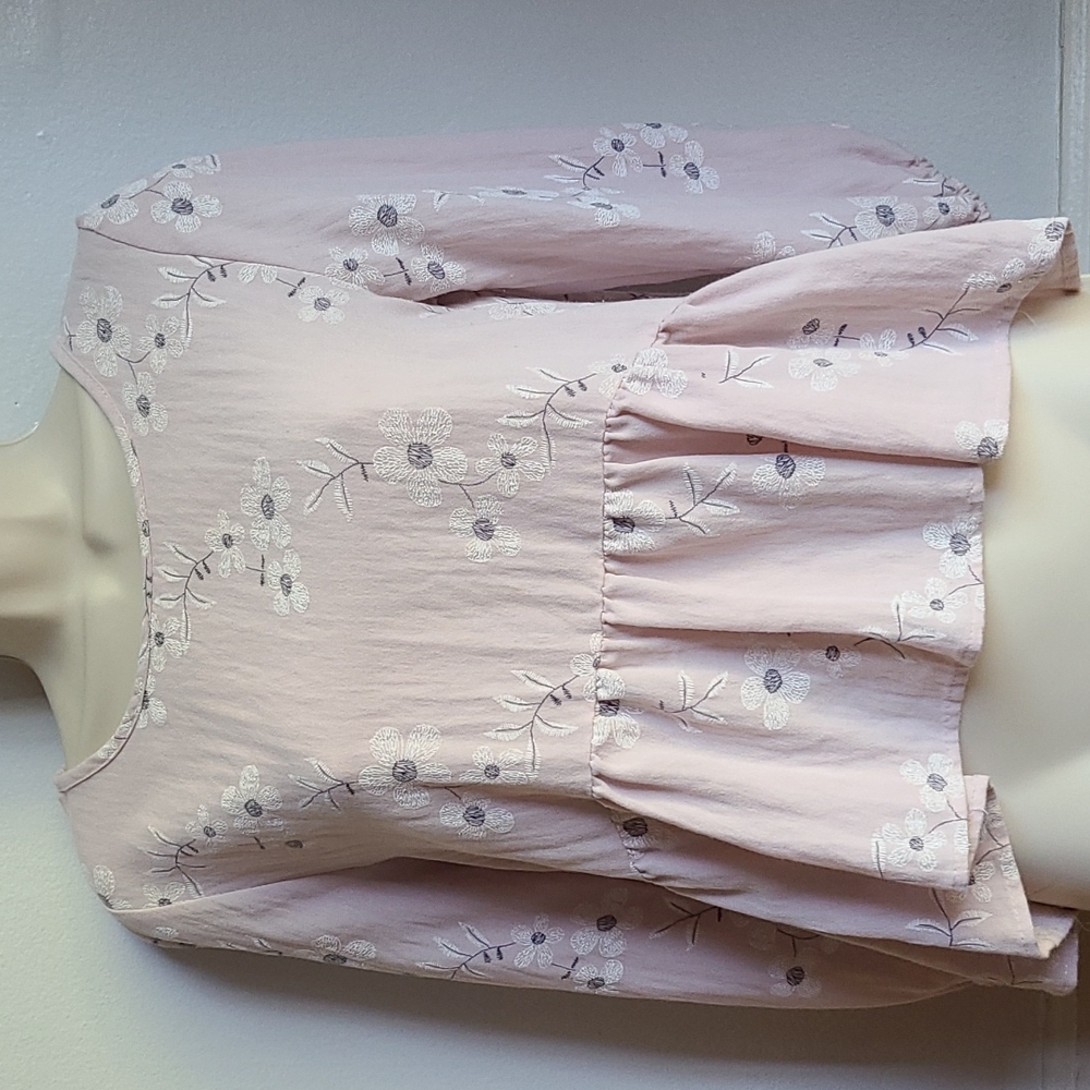 Pink floral top